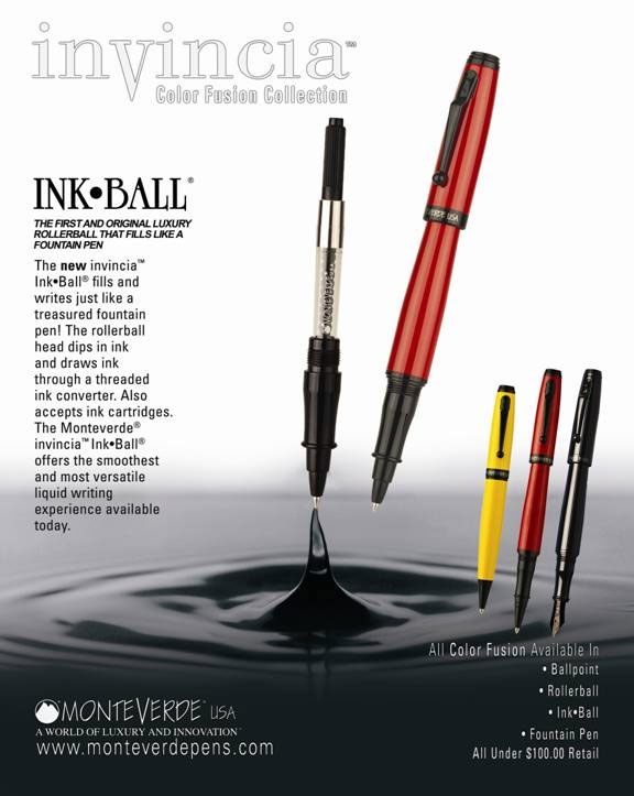 Monteverde Color Fusion Mega Inkball Pen